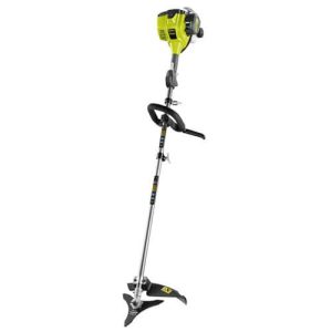 On nous présente la Ryobi RBC254SESO, verte et légèrement noire.