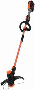 Le coupe-bordures STC5433, qui est orange et noire, qui est présentée sur un fond blanc.